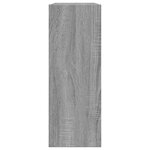 vidaXL Armoire à chaussures sonoma gris 80x21x57 cm bois d'ingénierie