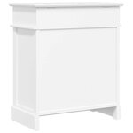 vidaXL Armoire à chaussures Blanc 50 x 28 x 58 cm Bois de Paulownia