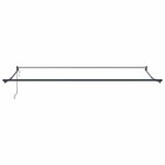 vidaXL Auvent rétractable automatique marron 500x300 cm