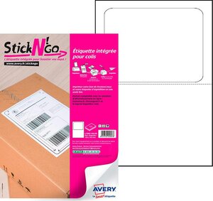 Etiquettes intégrées stickn'go format colissimo® - l7980