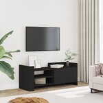 vidaXL Meuble TV Noir 100x35x40 cm Bois d'ingénierie