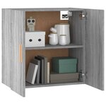 vidaXL Armoire murale Sonoma gris 60x30x60 cm Bois d'ingénierie