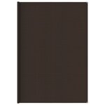 vidaXL Tapis de tente 400x500 cm Marron