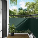 vidaXL Écran de balcon Vert foncé 100 x 500 cm Tissu Oxford