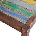 vidaXL Chaises à manger lot de 6 bois de récupération solide