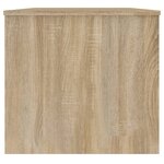 vidaXL Table basse chêne sonoma 102x50 5x46 5 cm bois d'ingénierie