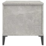 vidaXL Table basse Gris béton 60x44 5x45 cm Bois d'ingénierie