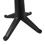 vidaXL Ensemble à dîner d'extérieur 5 Pièces Plastique rotin Anthracite