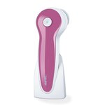 Beurer brosse de nettoyage facial pureo deep clear blanc et rose fc 65