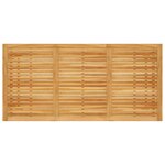 Vidaxl ensemble de salle à manger de jardin 7 pièces marron