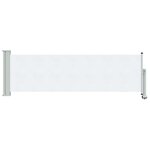 vidaXL Auvent latéral 100  polyester fer acier