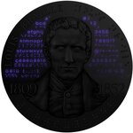 Pièce de monnaie en Argent 2000 Francs g 62.2 (2 oz) Millésime 2024 LOUIS BRAILLE