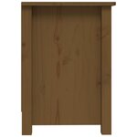 vidaXL Meuble TV Marron miel 103x36 5x52 cm Bois de pin massif