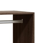 vidaXL Garde-robe chêne marron 77x48x102 cm bois d'ingénierie