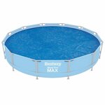 Bestway Couverture solaire de piscine Flowclear 356 cm