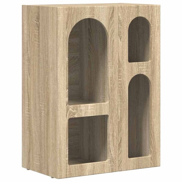 vidaXL Buffet Chêne Sonoma 59 x 35 x 80 5 cm Bois d'ingénierie