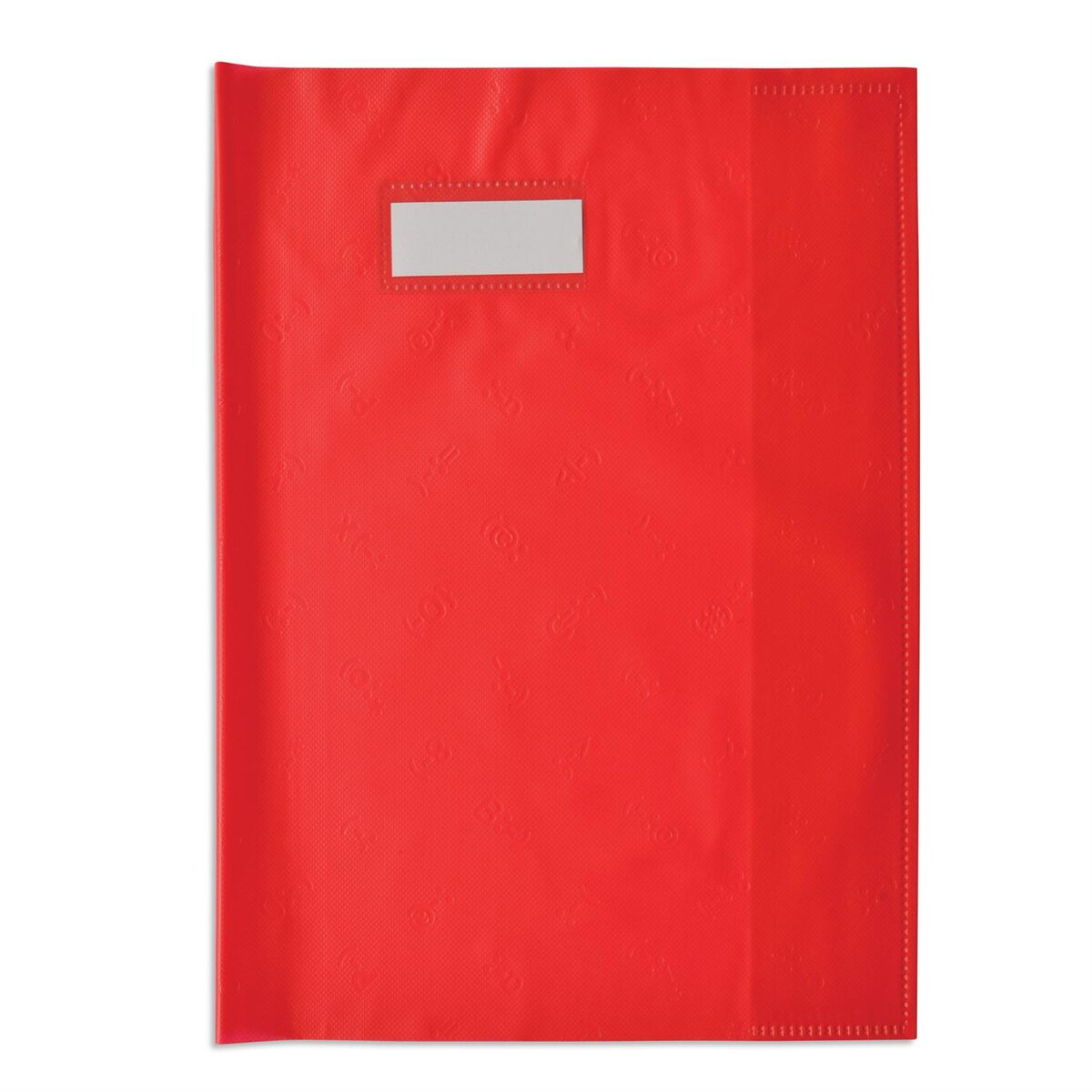Protège-cahier Styl'SMS 17x22 Cm Pvc 120 Avec Porte-étiquette Rouge ELBA - La Poste Pro