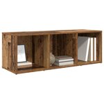 vidaXL Ensemble meuble TV Marron 72 x 35 x 37 cm Bois d'ingénierie