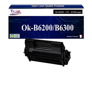 T3AZUR - Toner compatible avec Oki B6300DN  B6300N  B6300NPS