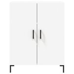 vidaXL Buffet haut Blanc 69 5x34x180 cm Bois d'ingénierie