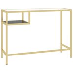 vidaXL Bureau d'ordinateur Transparent 100x36x74 cm Verre trempé