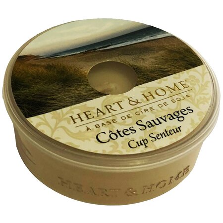 Bougie cup heart and home côtes sauvages