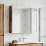 vidaXL Armoire Miroir de Salle de Bain Bois ancien 73.5 x 15.5 x 70 cm
