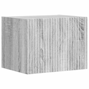 vidaXL Meuble TV mural Gris Sonoma 60 x 31 x 29.5 cm Bois d'ingénierie