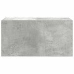 vidaXL Armoire murale de bain gris béton 60x25x30 cm bois d'ingénierie