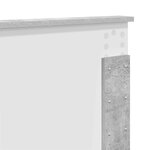 vidaXL Tête de lit Gris béton 150 cm Bois d'ingénierie