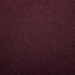 vidaXL Chaises à manger pivotantes lot de 2 violet tissu