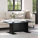 vidaXL Table basse Chêne noir 103 5 x 60 x 40 cm Bois d'ingénierie