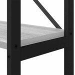 vidaXL Étagère Sonoma gris 40 x 30 x 189 5 cm Bois d'ingénierie