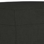 vidaXL Ensemble de canapés 3 Pièces avec coussins noir tissu