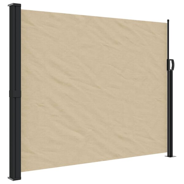 vidaXL Auvent latéral rétractable beige 170x300 cm