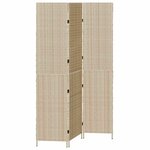 vidaXL Paravent Beige 146 x 200 cm. polyrotin