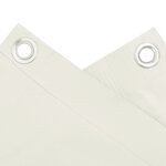 vidaXL Écran d'intimité de balcon blanc 1000x120 cm PVC