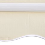 vidaXL Auvent pliable manuel 300 cm Crème