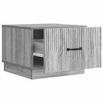 vidaXL Table basse Sonoma gris 49 x 50 x 37 cm Bois d'ingénierie