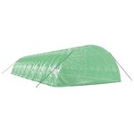 vidaXL Serre avec cadre en acier vert 96 m² 16x6x2 85 m