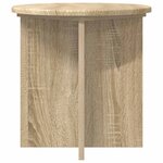 vidaXL Support de Plante 2 pièces Chêne Sonoma 40 x 40 x 40 cm