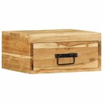 vidaXL Tables de chevet murales 2 Pièces bois massif d'acacia