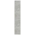 vidaXL Bibliothèque 4 niveaux Gris béton 60x24x142cm Bois d’ingénierie