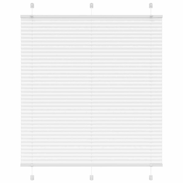 vidaXL Store plissé blanc 120x150cm largeur du tissu 119 4cm polyester