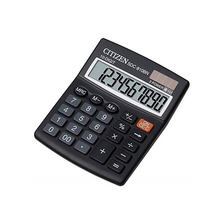 Calculatrice de table SDC-810BN 10 Chiffres Noir CITIZEN