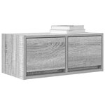 vidaXL Meubles TV 2 Pièces sonoma gris 60x31x25 5 cm bois d'ingénierie