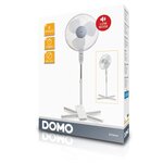 DOMO Ventilateur sur pied 40 cm 40 W Blanc DO8141