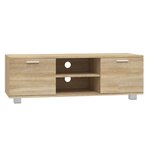 vidaXL Meuble TV Chêne sonoma 120x40 5x35 cm Bois d'ingénierie
