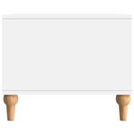 vidaXL Table basse Blanc 90 x 50 x 40 cm Bois d'ingénierie