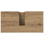 vidaXL Armoire lavabo chêne artisanal 60x30x60 cm bois d'ingénierie